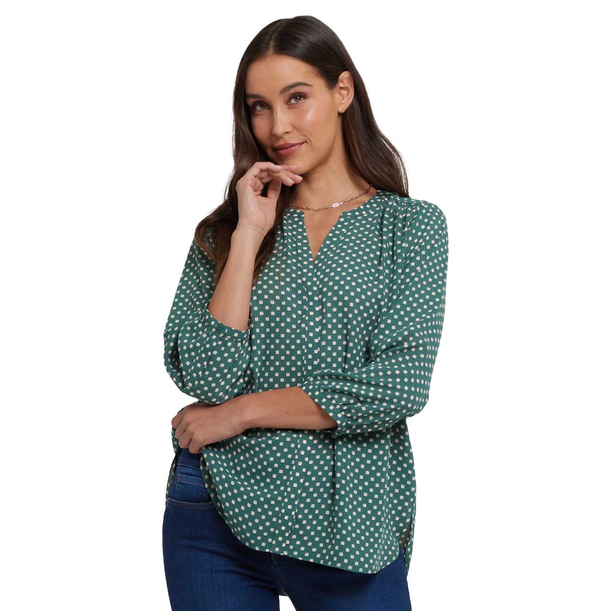 NYDJ Pintuck Blouse